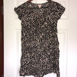 ABSTRACT BABYDOLL SUMMER DRESS